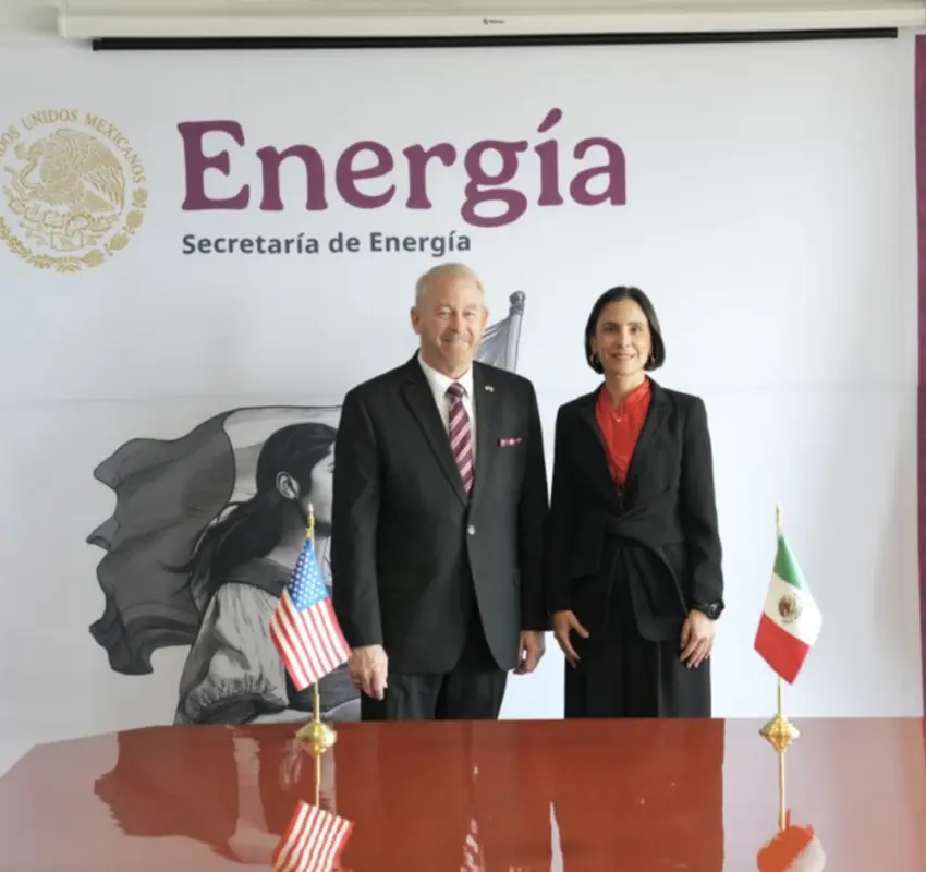 La secretaria de Energía, Luz Elena González Escobar, se reunió hoy con el embajador de los Estados Unidos de América en México